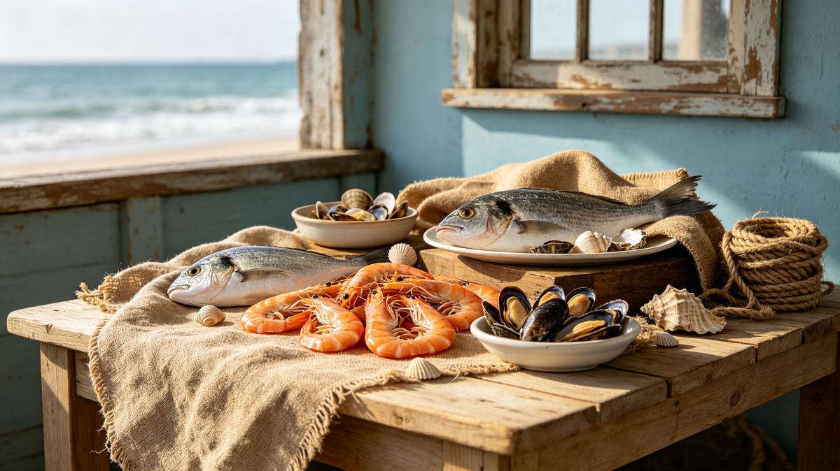Fresh seafood,
packed by our family.