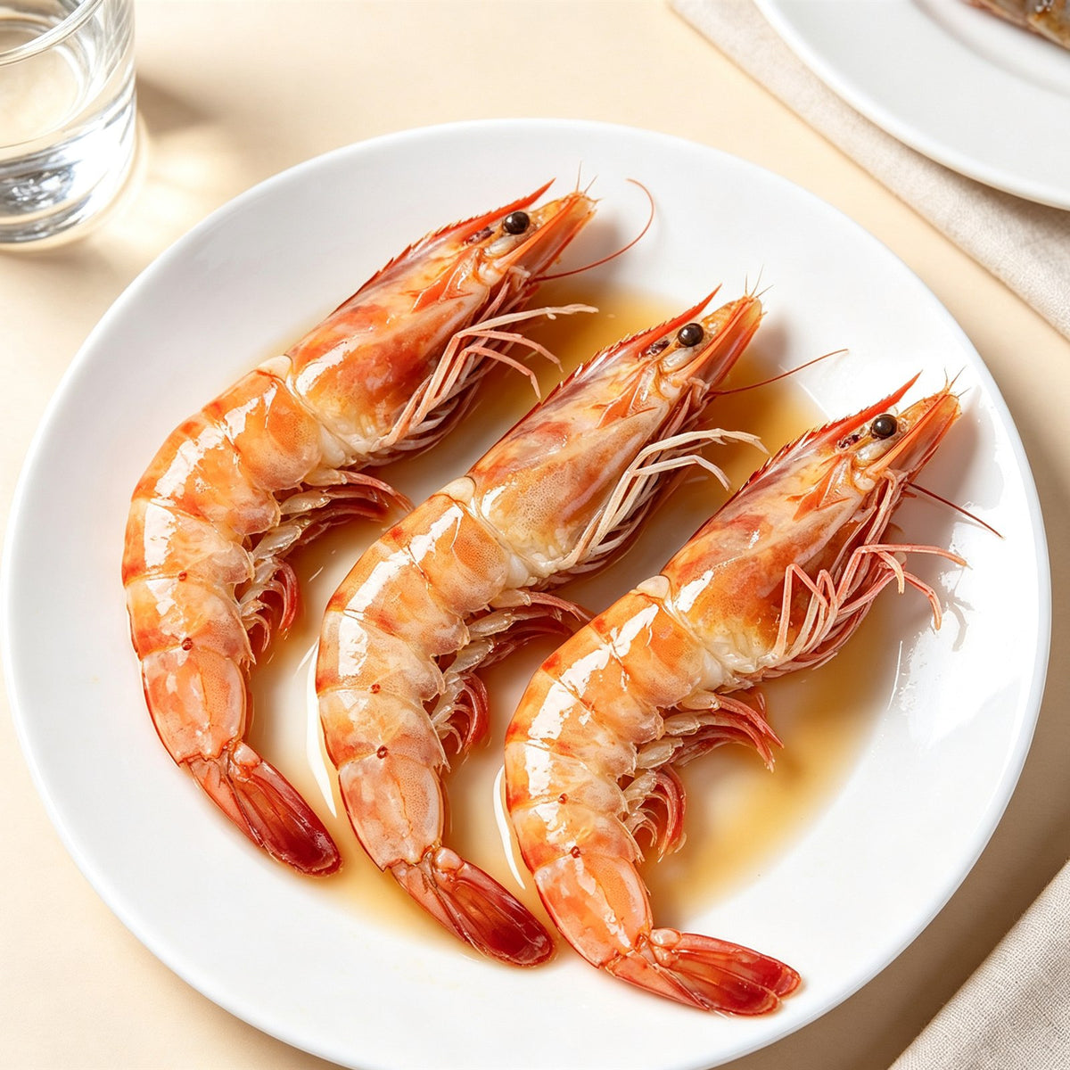 Fresh Raw Blue Tiger Prawns