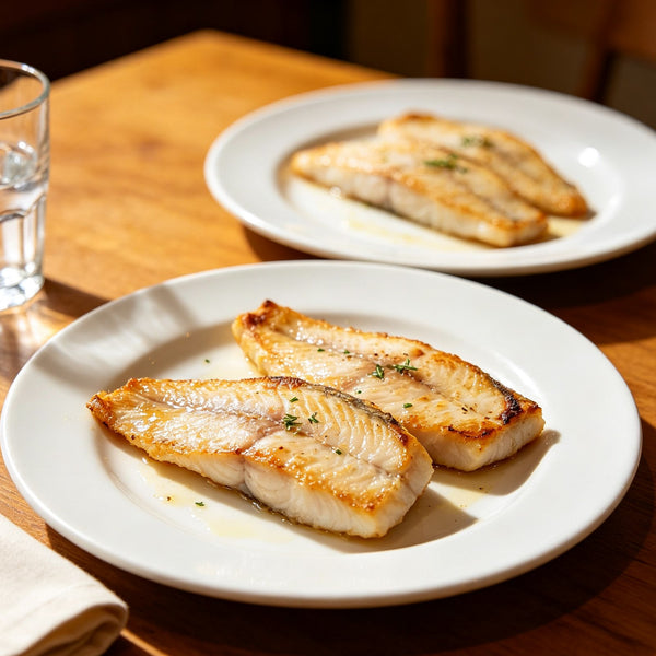 Golden Pan-Seared Tilapia Fish Fillets